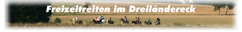 Freizeitreiten im Dreiländereck